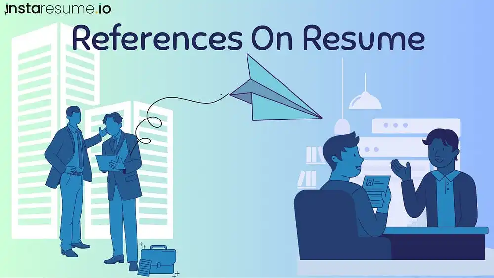 adding references on resume